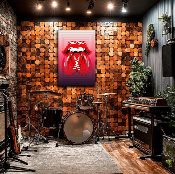 Brooklyn - Rolling Stones Pop Style, Antiquités & Art, Art | Objets design