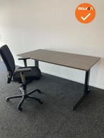 Refurbished Werkplek - 160x80 - Bladkleur naar keuze - Vaste, Werkplek, Ophalen of Verzenden, Gebruikt, Bureau