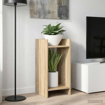 vidaXL Plantenstand Sonoma Eiken 30 x 30 x 60 cm Bewerkt, Verzenden
