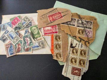 Groot-Brittannië 1850/1990 - uitzoek partij Engeland en, Gestempeld