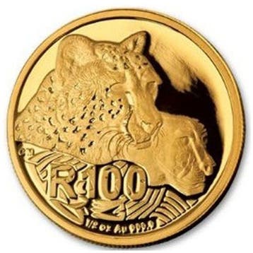 Zuid-Afrika. 100 Rand 2016 1/2 oz 100 Rand South Africa Gold