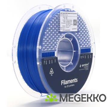 Gembird 3DP-ABS1.75HY-01-B 3D-printmateriaal ABS Blauw 1 kg, Verzenden
