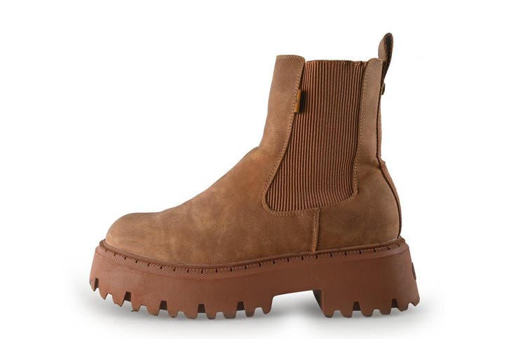 Buffalo Snowboots in maat 40 Cognac, Kleding | Dames, Schoenen, Overige kleuren, Zo goed als nieuw, Snowboots, Verzenden