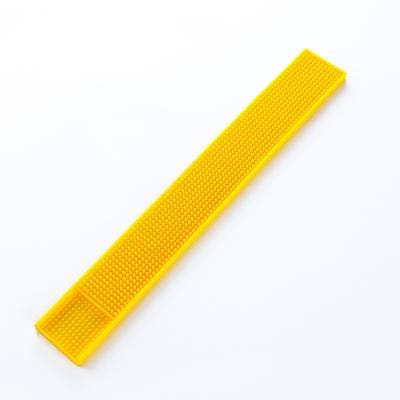 Barmat Biermat Pvc Antislip 60x8 cm Geel, Verzamelen, Overige Verzamelen, Verzenden