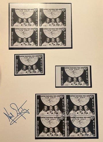 België 1969 - Uitgiftebundel Eerstemaanlanding met getande