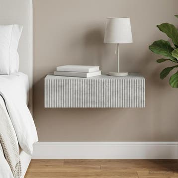 vidaXL Wandgemonteerde Zijtafel 87,5 x 34,5 x 17 cm Bewerkt, Verzenden, Nieuw