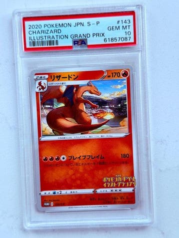 Pokémon - 1 Graded card - Dracaufeu #143 Carte promo, Carte