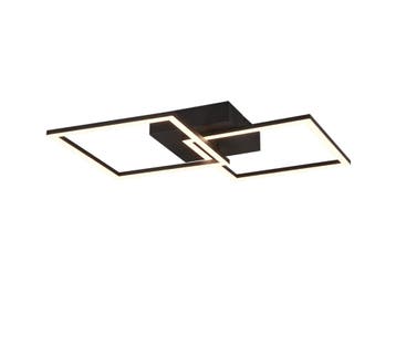 Trio TRAIL plafondlamp | LED | mat zwart | 60 x 35,2 cm | IP, Verzenden, Nieuw