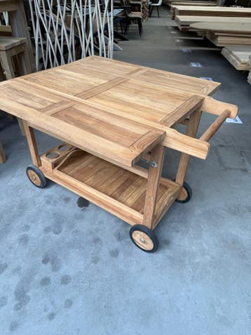 Trolley rochester, teakhout (nieuw, outlet), Nieuw