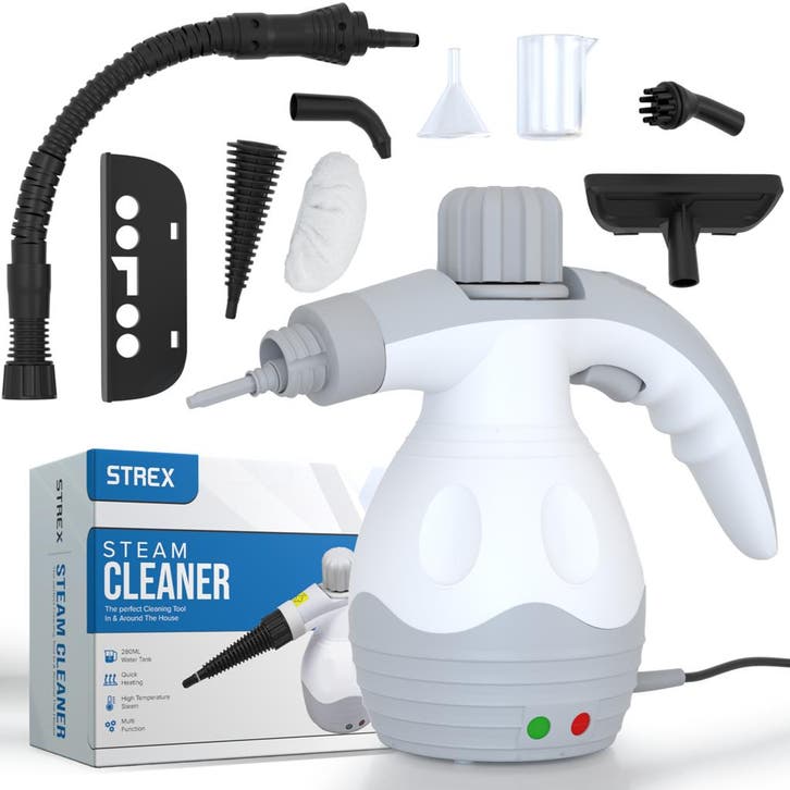 Strex Stoomreiniger Extra Krachtig - 1200W 4bar -, Elektronische apparatuur, Stoomapparaten, Verzenden