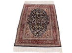 Signed Semi-Antique Silk Hereke Carpet with ~1 Mio. Knots/m²