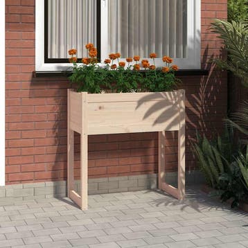 vidaXL Plantenbak 78x40x81 cm massief grenenhout, Verzenden