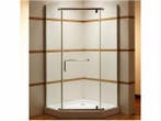 Veiling - Douchecabine vijfhoek - 90x90 cm, Doe-het-zelf en Bouw, Sanitair, Nieuw