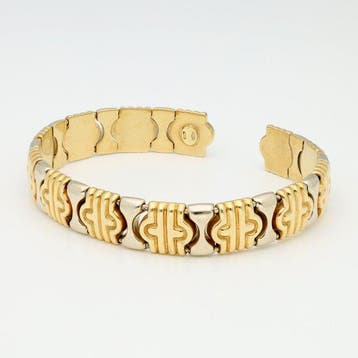 Bracelet - 18 carats Or jaune, Or blanc