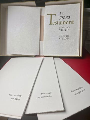 François Villon / Jacques Villon - Le grand testament