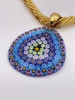 Murano-glas - Ketting met hanger - Murano-glas met murrines, Antiek en Kunst