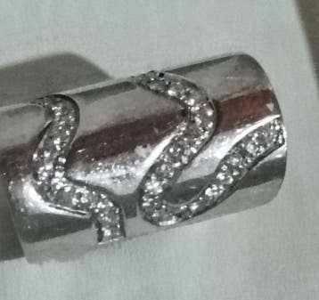 Bague - 18 carats Or blanc Diamant (Naturelle), Nieuw