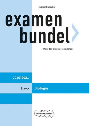 Examenbundel havo Biologie 2020/2021 9789006781182, Verzenden, Zo goed als nieuw
