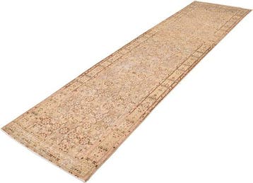 Vloerkleed - 408 cm - 105 cm - Designer vintage tapijt, Nieuw