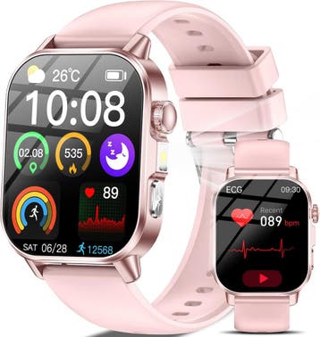 Montre connectee sante rose - Retour client verifie -44%, Handtassen en Accessoires, Verzenden, Nieuw