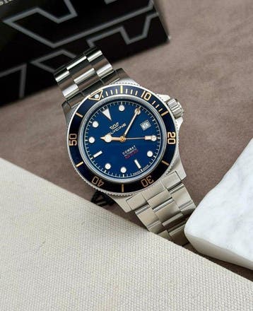 Glycine - Combat Sub Automatic Date Blue - GL0485 - Heren -, Bijoux, Sacs & Beauté, Montres | Hommes