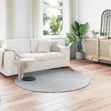 vidaXL Antislip vloerkleed van imitatie konijnenbont OLITE, Verzenden, Nieuw