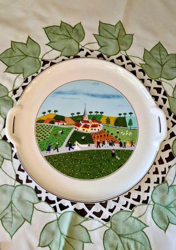 Villeroy & Boch „Design Naïf“ – Große Vintage Tortenplatte