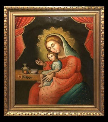 École du Cusco (XX) - Madonna du Chocolat