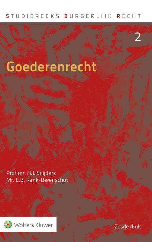 Goederenrecht / Studiereeks burgerlijk recht / 2, Boeken, Wetenschap, Gelezen, Verzenden