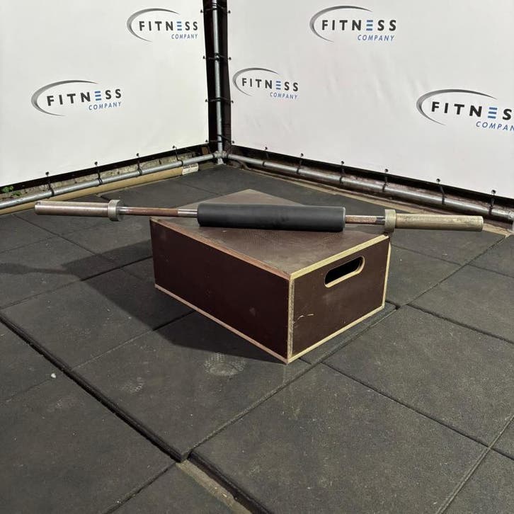 Halterstang + Barbell Pad, Sport en Fitness, Fitnessmaterialen, Overige typen, Ophalen of Verzenden