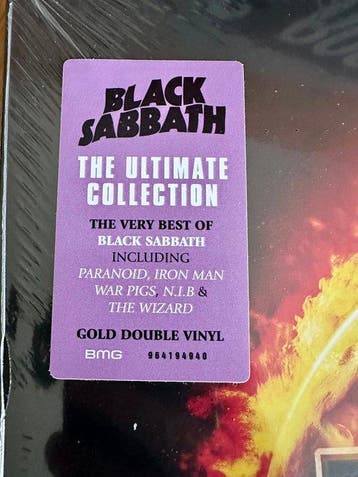 Black Sabbath - The Ultimate Collection - 2xLP Gold Vinyl, Cd's en Dvd's, Nieuw in verpakking
