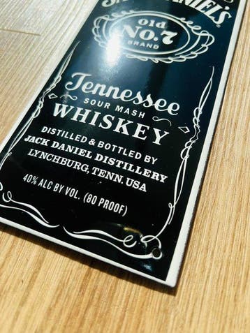 Themacollectie - Reclamebord Jack Daniel’s Old No.7 – Metaal