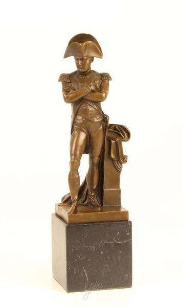 sculptuur, Elegant Art Deco Bronze Sculpture of Napoleon, Antiek en Kunst
