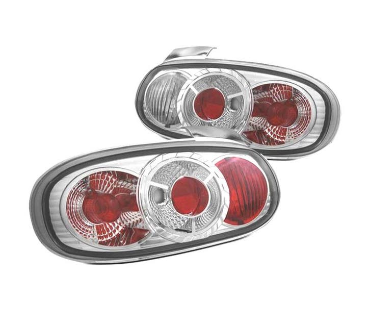 FEUX ARRIÈRE MAZDA MX5 98-05 FOND CHROMÉ, Auto-onderdelen, Verlichting, Verzenden