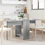 vidaXL Eettafel 138 x 70 x 73,5 cm Bewerkt hout Grijs Sonoma, Huis en Inrichting, Tafels | Eettafels, Verzenden, Nieuw