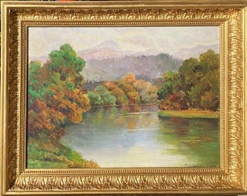 Peter Markovi (1869-1952) - Flusslandschaft