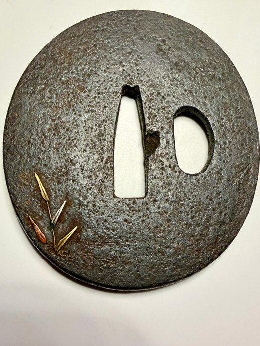 Mito School ijzeren tsuba - IJzer (gesmeed) - Japan - Late, Antiek en Kunst, Antiek | Overige Antiek