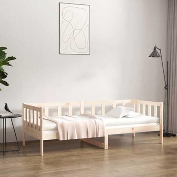 vidaXL Slaapbank zonder matras 80x200 cm massief grenenhout, Verzenden