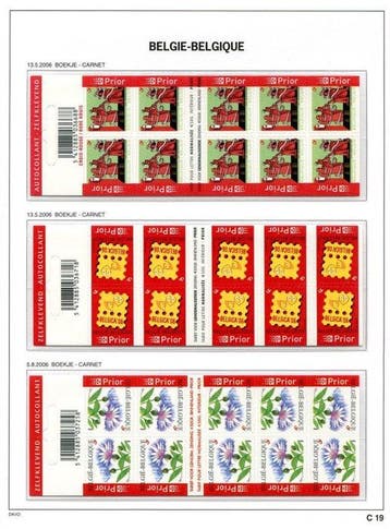 België 2006 - Alle boekjes van deze jaargang op Davo, Gestempeld
