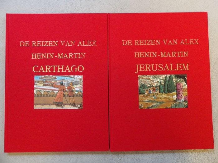 Alex - De reizen van Alex - 3x luxe hc in schuifbox met rood, Boeken, Stripverhalen
