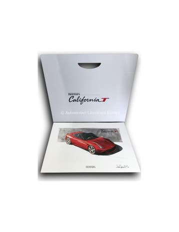 2014 FERRARI CALIFORNIA T LITHOGRAFIE, Ophalen of Verzenden, Nieuw