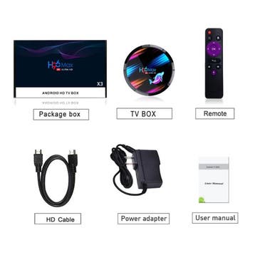 H96 Max 8K TV Box Mediaspeler Android Kodi - 4GB RAM - 64GB, TV, Hi-fi & Vidéo, Accessoires de télévision, Verzenden