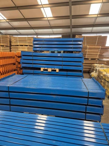 Stow ligger 270x125x50 cm blauw staal gebruikt, Ophalen of Verzenden
