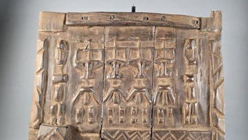 Houten deur - Dogon - Mali (Zonder minimumprijs)