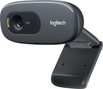 SHOWMODEL Webcam Logitech C270 - 720p HD - 3MP - Grijs, Computers en Software, Verzenden, Nieuw