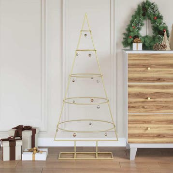 vidaXL Metalen kerstboom met standaard KUOPIO 124.5 cm Staal, Verzenden