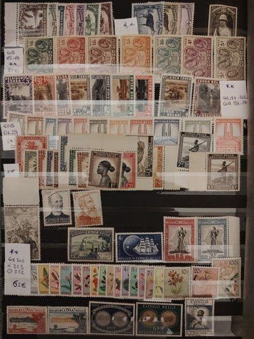 Congo belge 1894/1960 - Timbres neufs Congo Belge