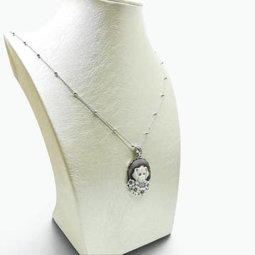 Zilver - Ketting met hanger - Italiaans ambacht, Nieuw