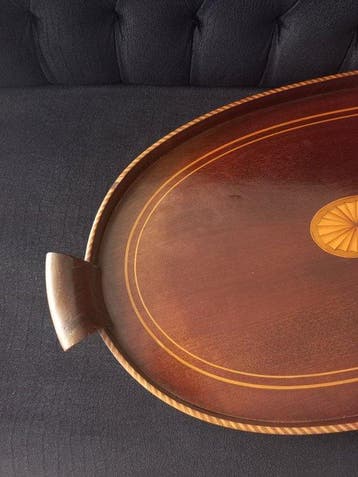 Dienblad - English Revival / Sheraton Revival - Hout