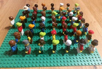 Lego Minifiguur - City - Originale 50 Lego-Figuren,, Nieuw